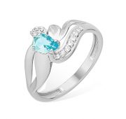 1015015574-501топ Кольцо с топазом (Серебро)
