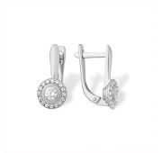 1210011061-1 Серьги из серебра (Серебро)