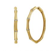 E1532101-02 10.55 Серьги конго с бриллиантами (Au 585)