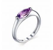 01-1599/00АМ-00 Кольцо с аметистом бренд Алькор (Серебро)