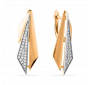 01-215680 Серьги из золота бренд Sanis (Au 585)