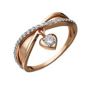 5276004011024 Кольцо сердце бренд Platina (Au 585)