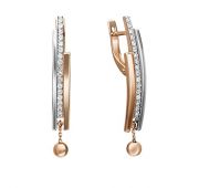 4354004011124 Серьги из золота бренд Platina (Au 585)