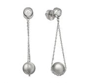 4372004012003 Серьги из белого золота бренд Platina (Au 585)