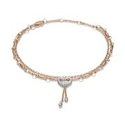 0592000001163 Браслет из золота сердце бренд Platina (Au 585)