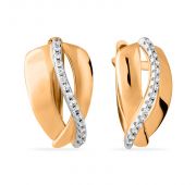 01-215819 Серьги из золота бренд Sanis (Au 585)