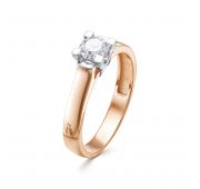 3448-110 3,25 Кольцо золотое помолвочное с бриллиантом бренд Brilliant Style (Au 585)