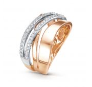 3425-110 5,66 Кольцо золотое с бриллиантом бренд Brilliant Style (Au 585)