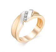 1-236-10 5,17 Кольцо из золота с бриллиантами бренд Первая Бриллиантовая Компания (Au 585)