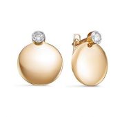 серьги из золота бренд Delta