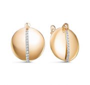 серьги из золота бренд Delta