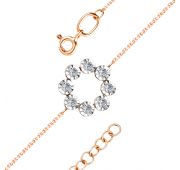 53232-100 1,86 Браслет с бриллиантами бренд Алькор (Au 585)