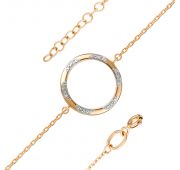 5148-100 2,11 Браслет с бриллиантом помолвочное бренд Алькор (Au 585)