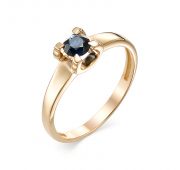 12559-102 2,2 Кольцо золотое с сапфиром бренд Алькор (Au 585)