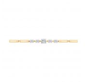 051026 Браслет из золота с фианитами (Au 585)