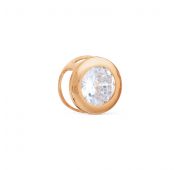 т102035222 Подвеска с фианитом бренд Karatov (Au 585)