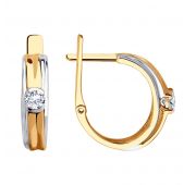 028512 Серьги из золота (Au 585)