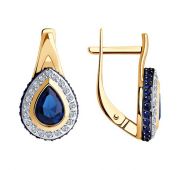 028724 Серьги из золота (Au 585)