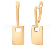 20809 Серьги из золота без вставок (Au 585)