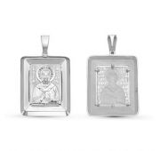 с035673чуд Подвеска икона (Серебро)