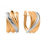 01-205975 Серьги из золота без вставок бренд Sanis (Au 585)