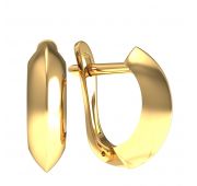 01-206244 Серьги из золота без вставок бренд Sanis (Au 585)