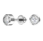 А6001153-00775 Серьги пуссеты с фианитами бренд Pokrovsky (Серебро)