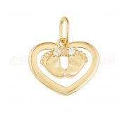 5850. Подвеска из золота пяточка (Au 585)