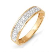 111141 Кольцо с фианитами бренд Delta (Au 585)