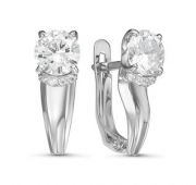 с126730 Серьги бренд Delta (Серебро)