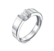 с1100428 Кольцо с фианитами бренд Delta (Серебро)