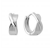 И2-756-23-00 Серьги конго без вставок (Серебро)