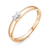 кольцо помолвочное с бриллиантом бренд Delta