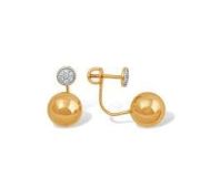 серьги пуссеты из золота