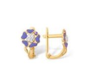 серьги из золота детские