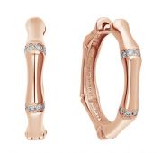 серьги конго с бриллиантами