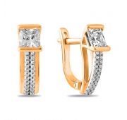 Серьги из золота бренд Sanis