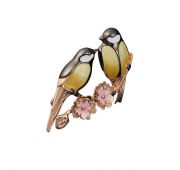 брошь из золота бренд Platina