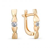 серьги с бриллиантами бренд Алькор