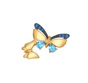 брошь бабочка из золота