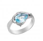 кольцо с топазом