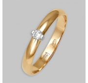 кольцо обручальное с бриллиантами