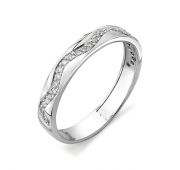 Кольцо обручальное с бриллиантами бренд Алькор