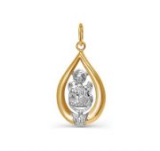 Подвеска икона из золота бренд Delta