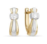 серьги с бриллиантами бренд Delta