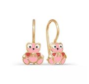 Серьги золотые детские бренд Delta