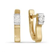 серьги с бриллиантами бренд Delta