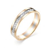 кольцо обручальное с бриллиантами