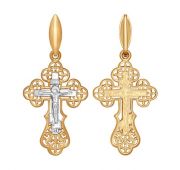 подвеска золотая крест