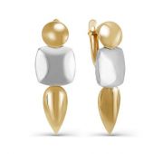 серьги из золота без вставок бренд Delta